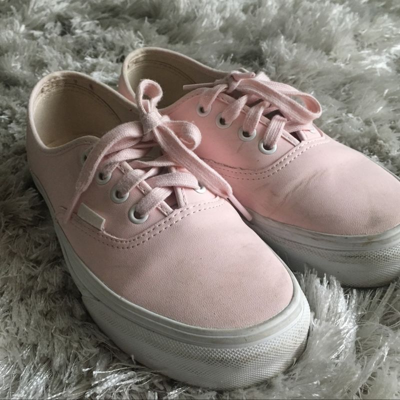 Vans store authentic couro