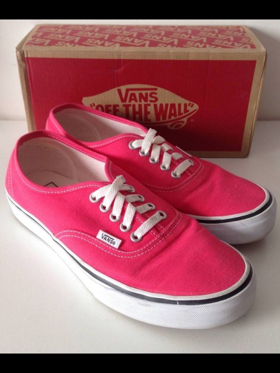 vans rosa choque