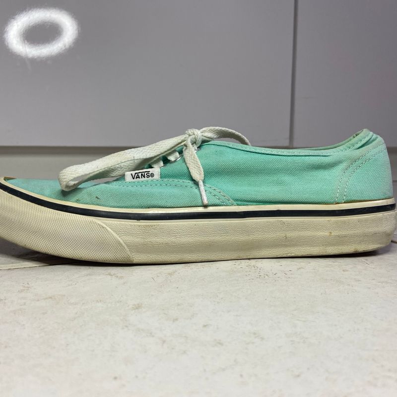 Tênis Vans Verde Água | Tênis Feminino Vans Usado 38997695 | enjoei