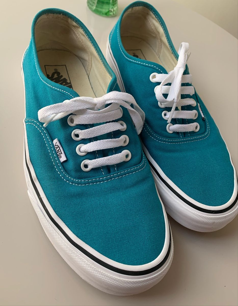 vans authentic verde agua