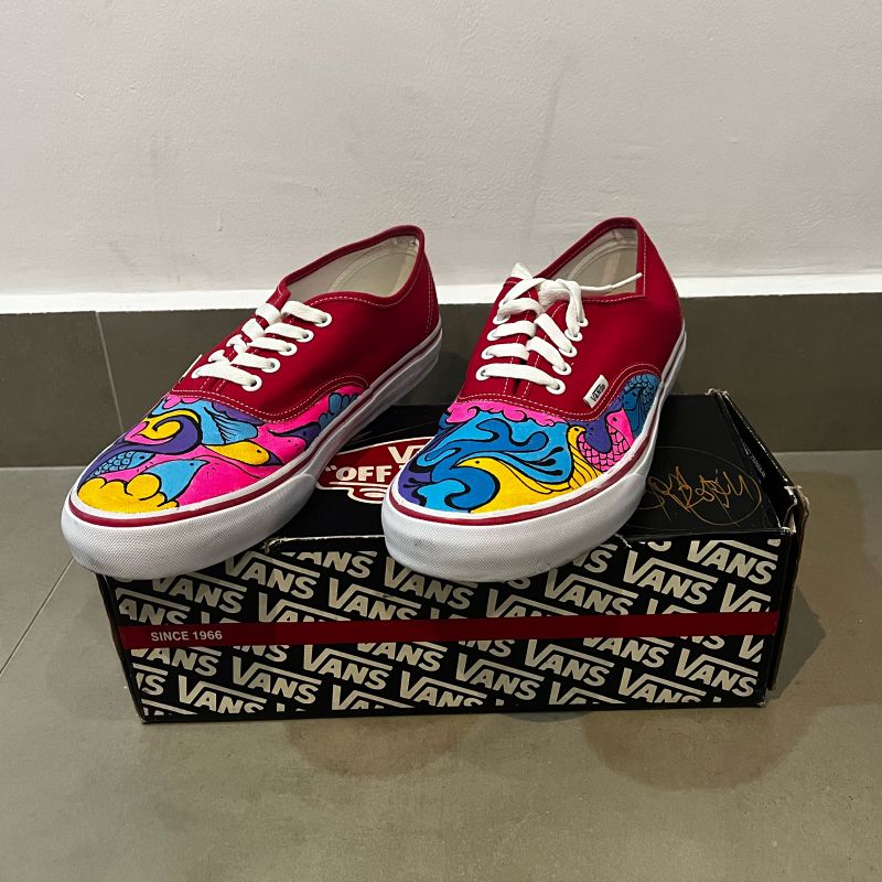 Tenis vans best sale pintados a mano