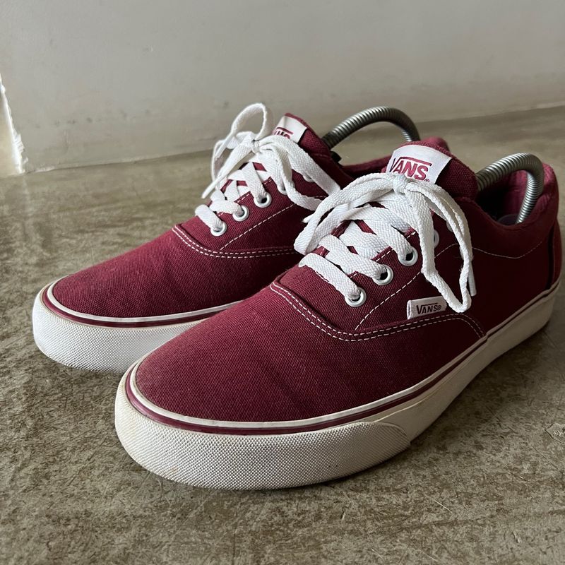 Vans authentic 2024 vinho masculino