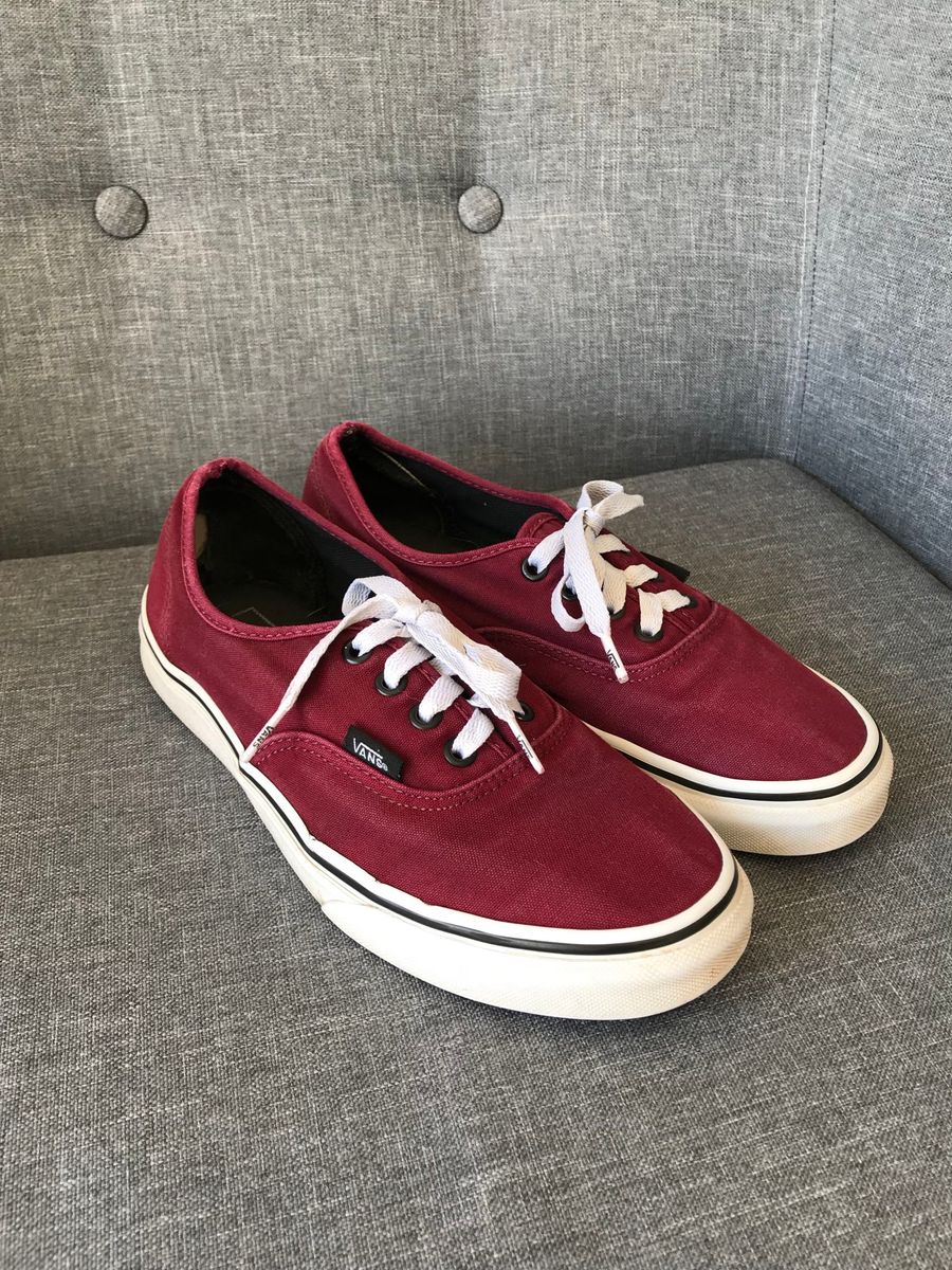 tênis vans authentic vinho