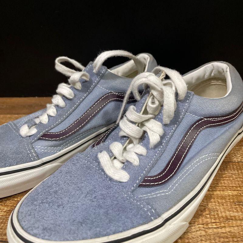 Vans feminino best sale azul bebe