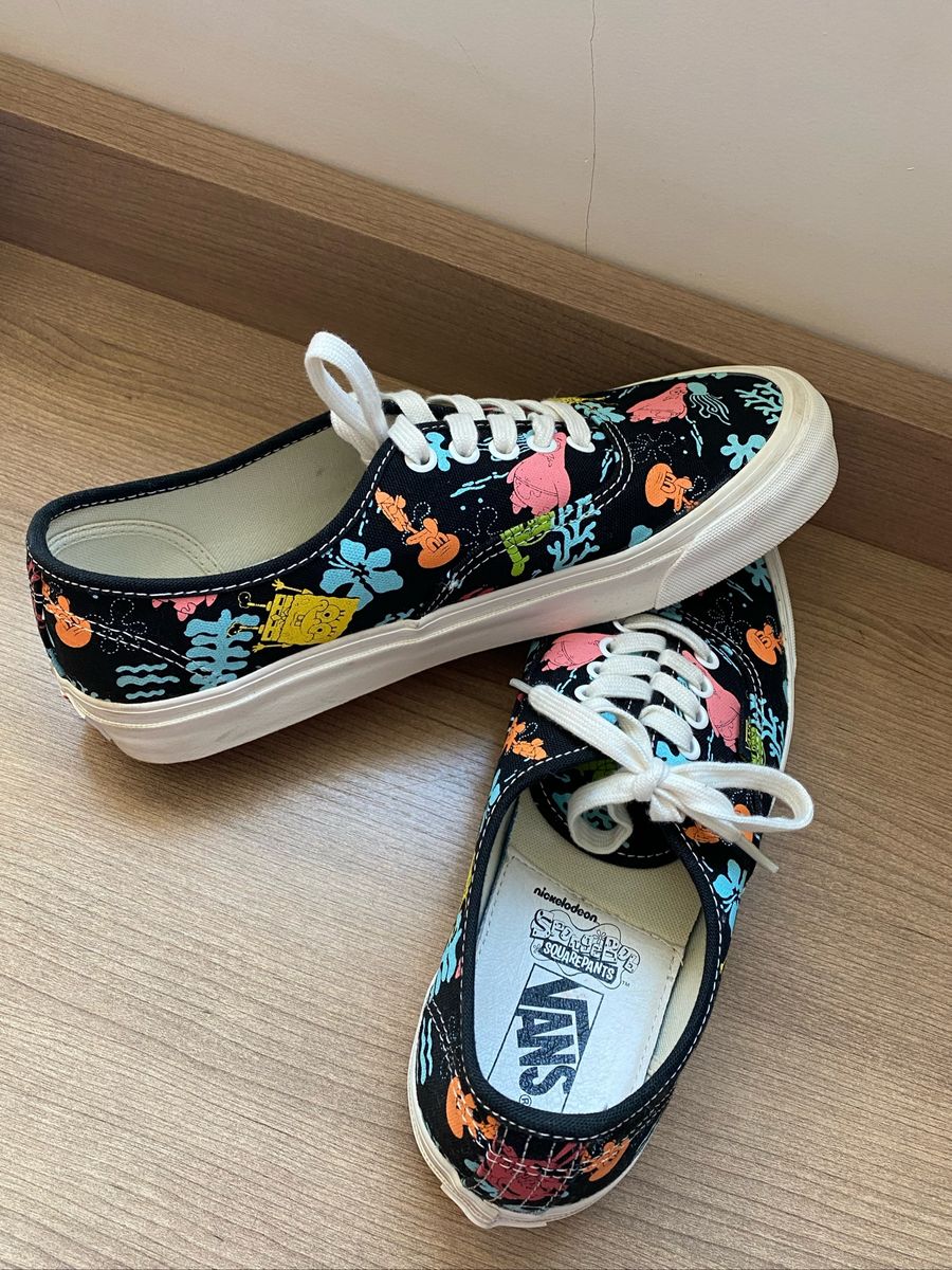 tenis vans bob esponja