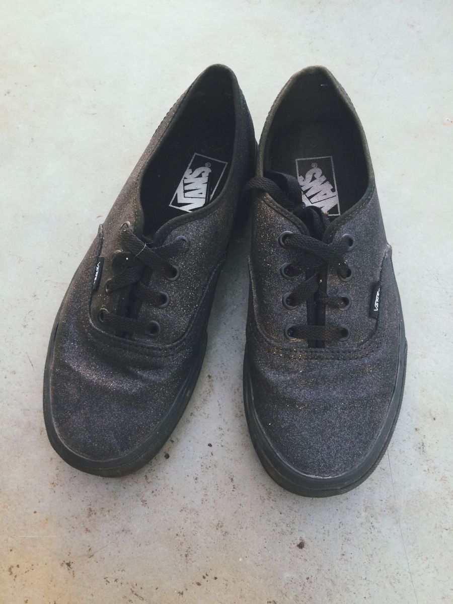 vans preto brilhante