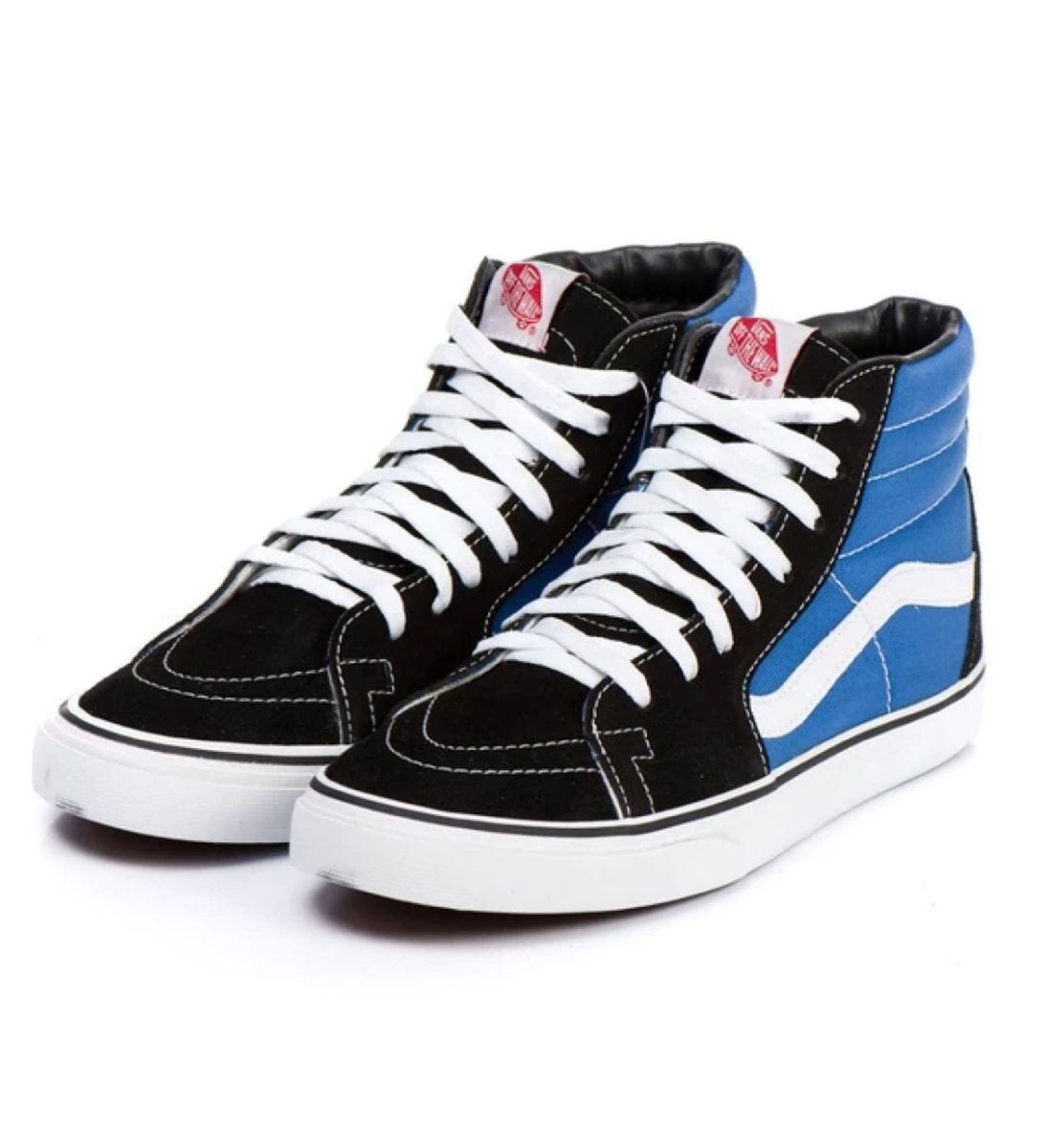 vans cano alto azul