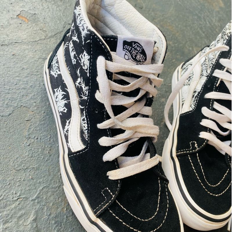 Vans de store cano alto feminino