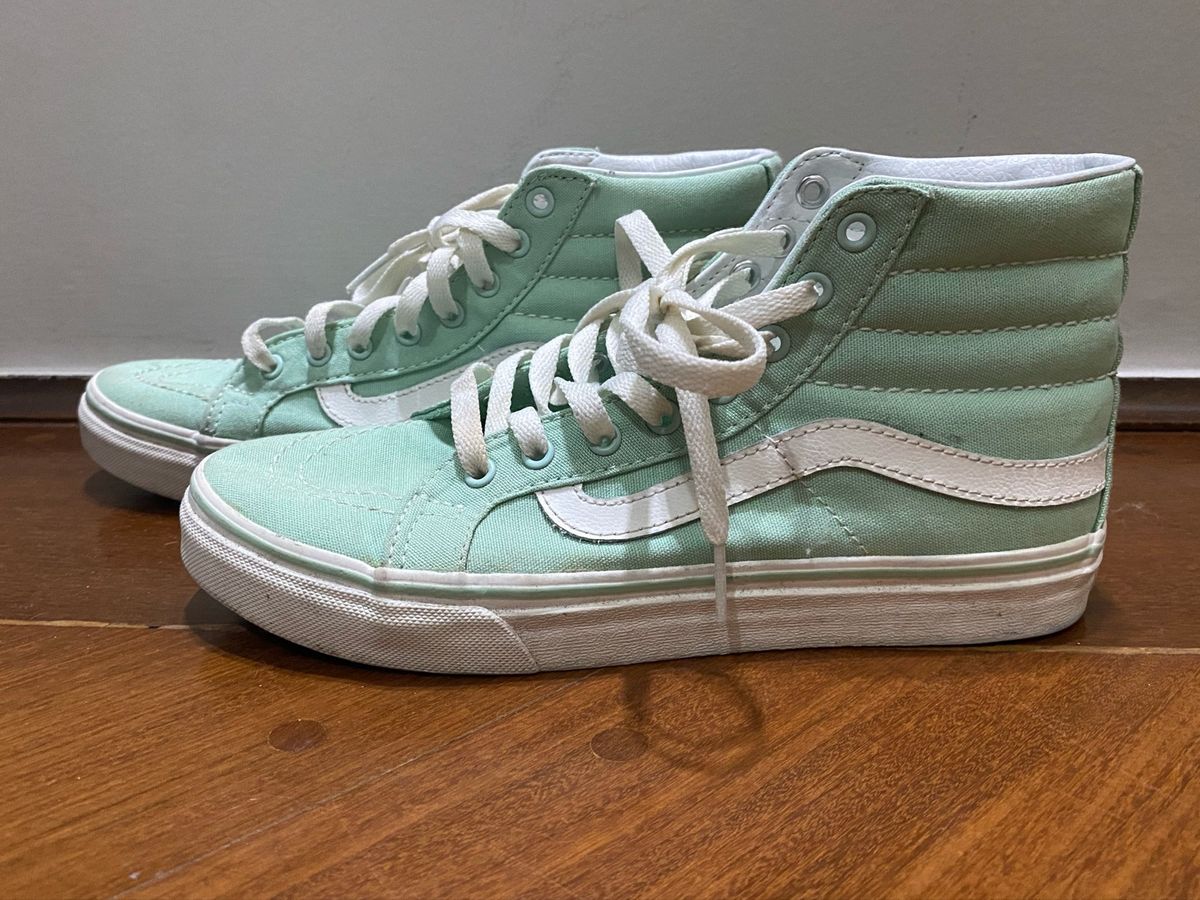 Vans verde 2024 cano alto