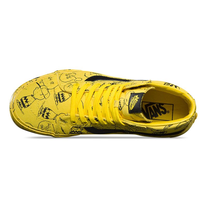 Tenis vans best sale snoopy amarelo