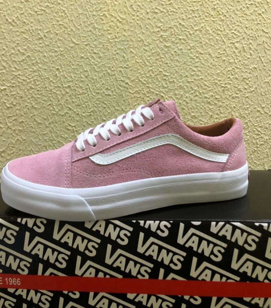 tenis vans cor de rosa