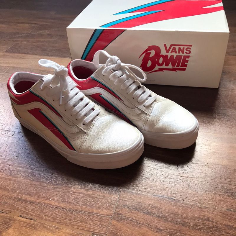 Vans David Bowie Old Skool Retro Edicao Especial Tenis Feminino Vans Usado 89075803 enjoei