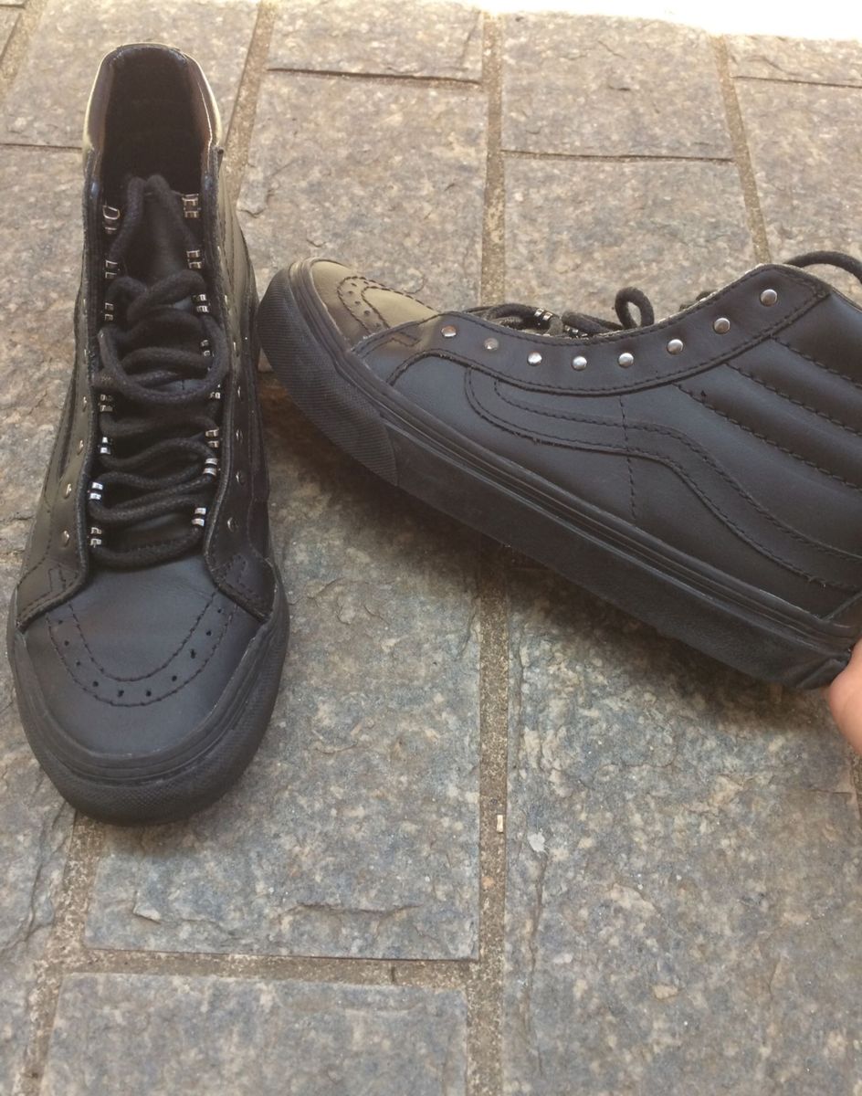 vans preto cano medio