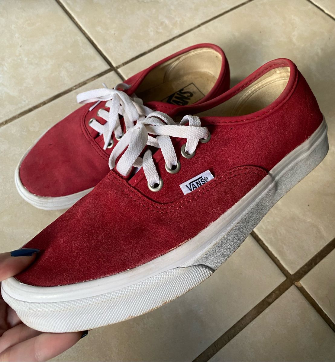 Vans Vermelho | Tênis Feminino Vans Usado 87151227 | enjoei