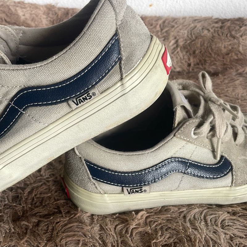 vans old skool white slip on