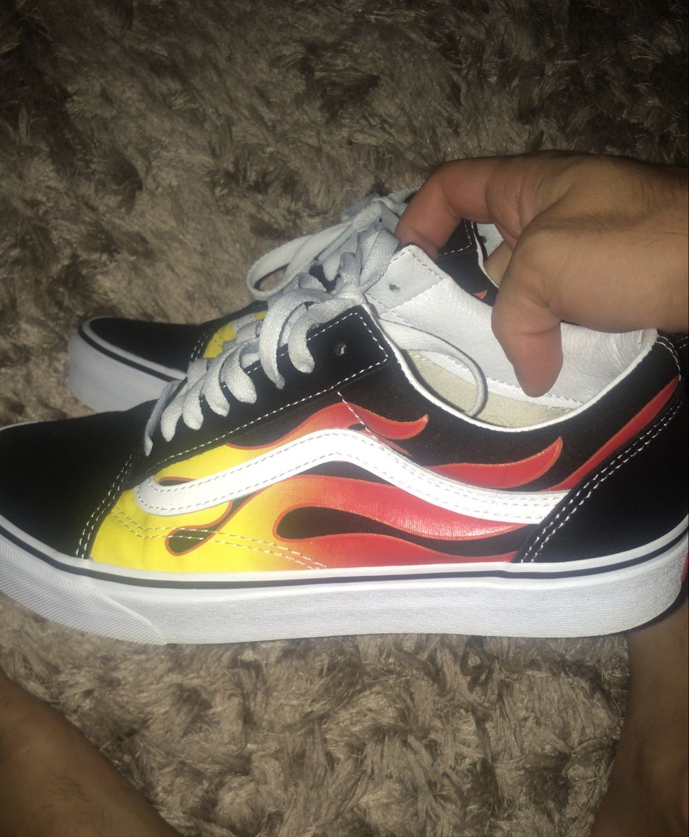 tenis vans flame