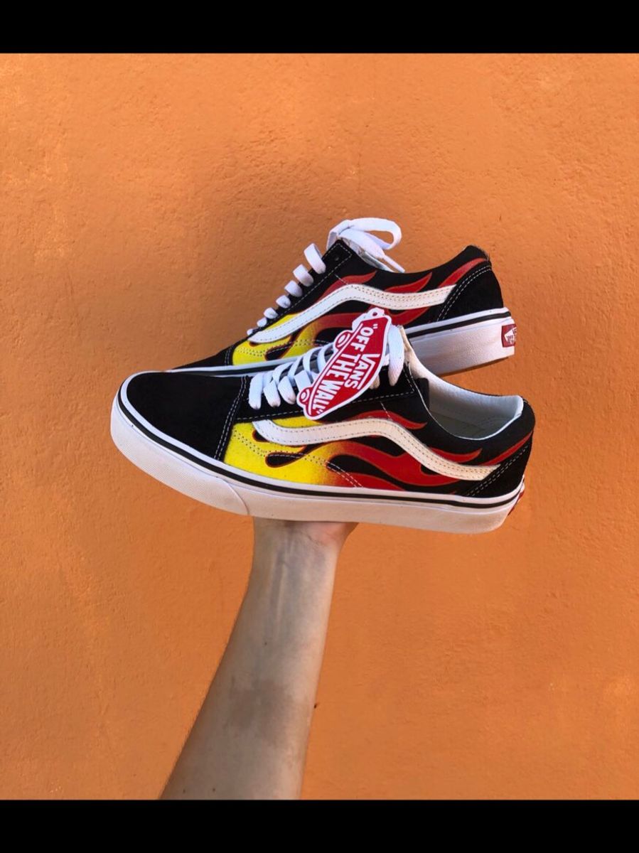 tenis vans flame