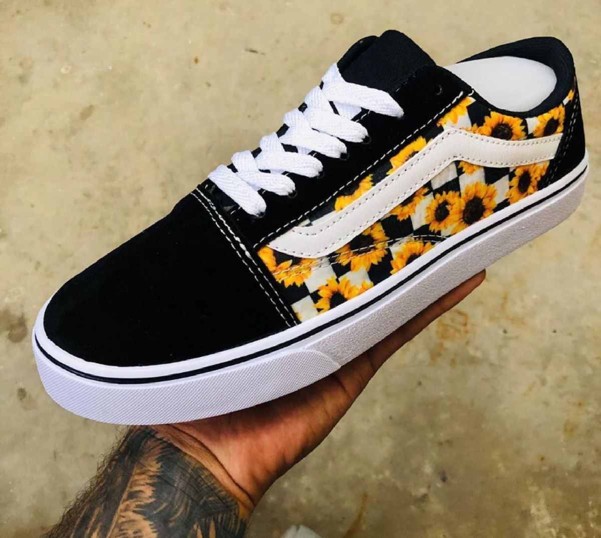 tênis vans estampado