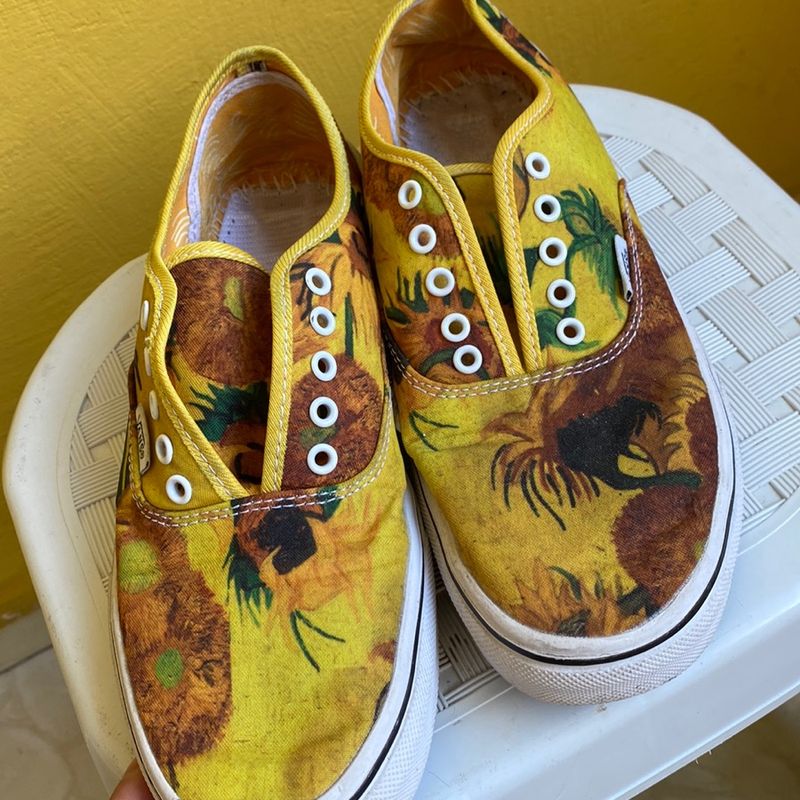 Vans Girassol Van Gogh Tênis Masculino Vans Girassol Usado 98863382  enjoei