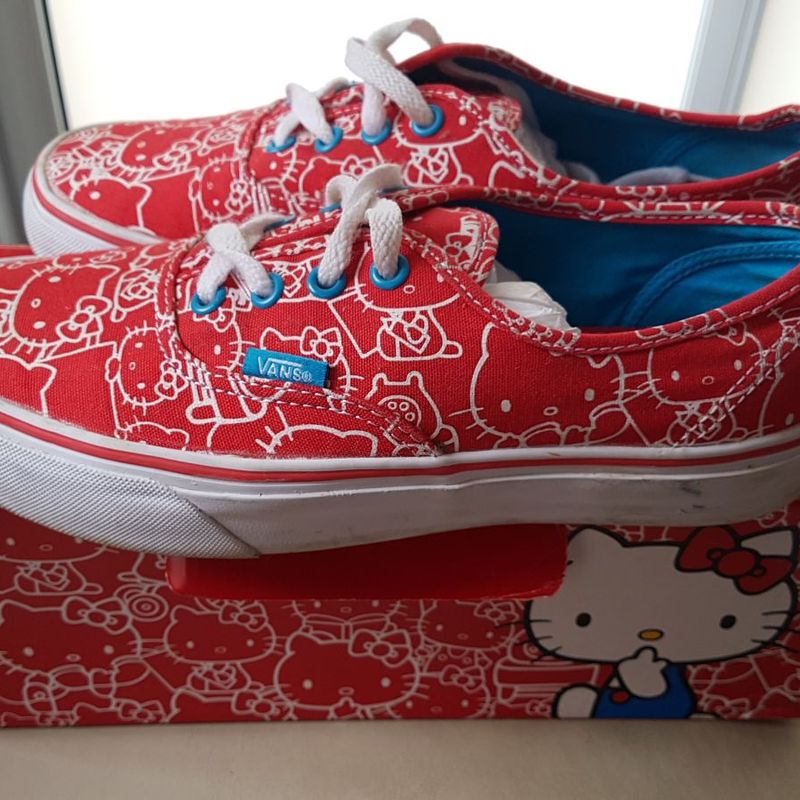 Tenis vans 2024 hello kitty