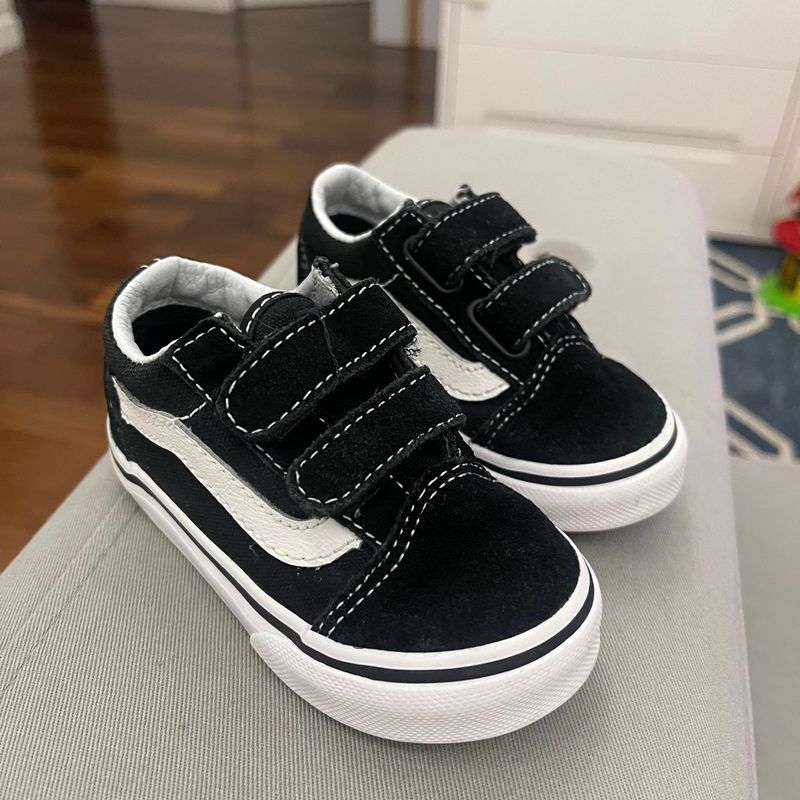 Vans infantil hot sale preto