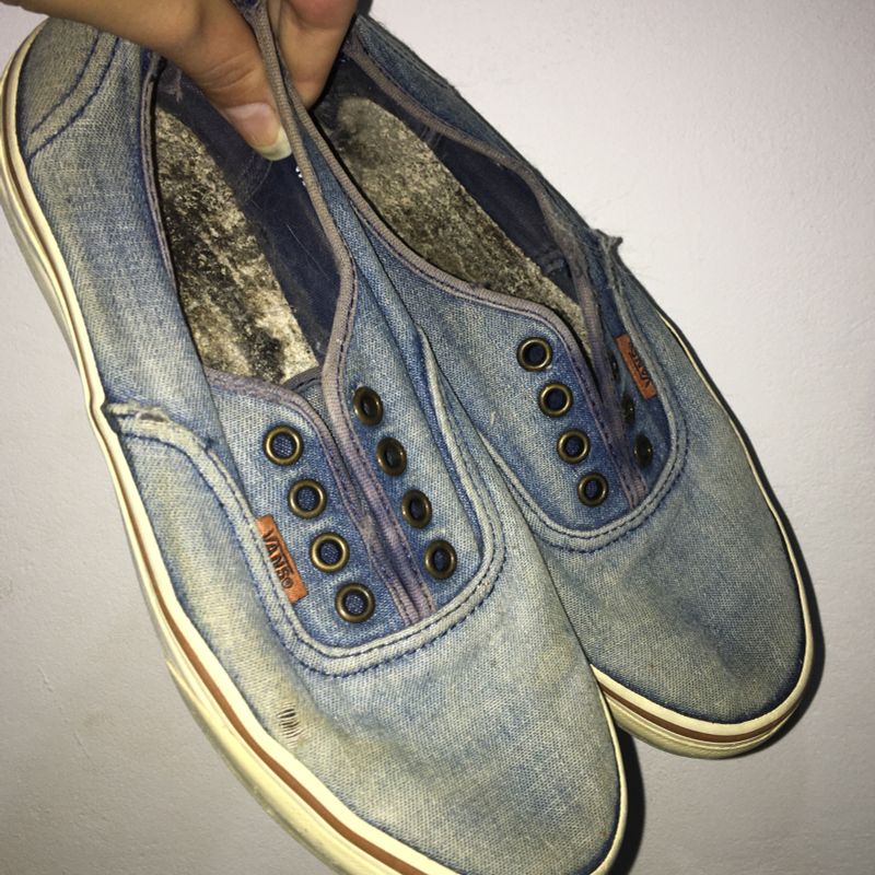 Vans jeans outlet feminino