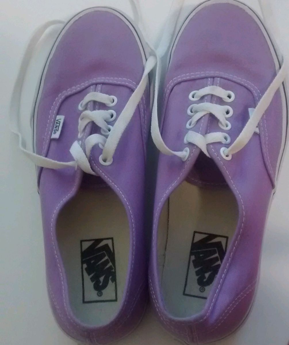 tenis vans lilas feminino