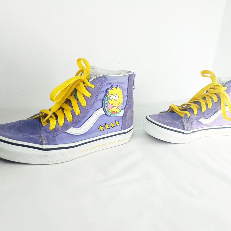 Tenis vans lisa simpson hot sale