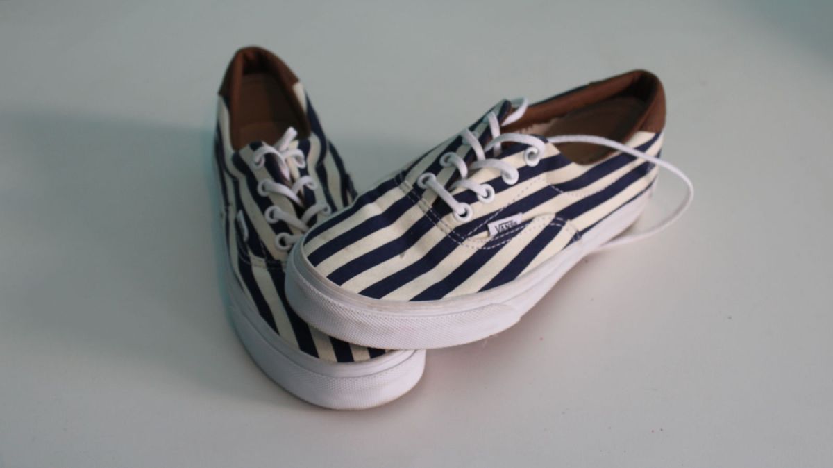 tenis vans feminino listrado