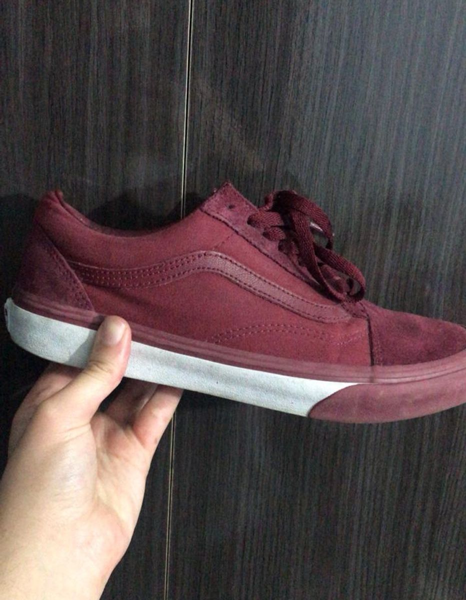 tenis vans marsala