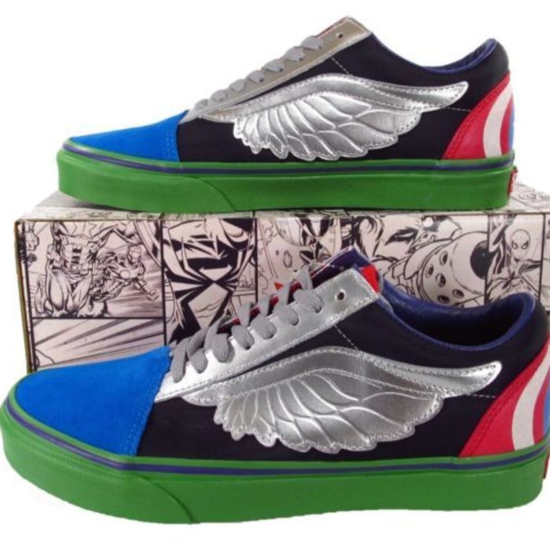 Captain America Tenis Avengers Vans Tenis Avengers Vans Store