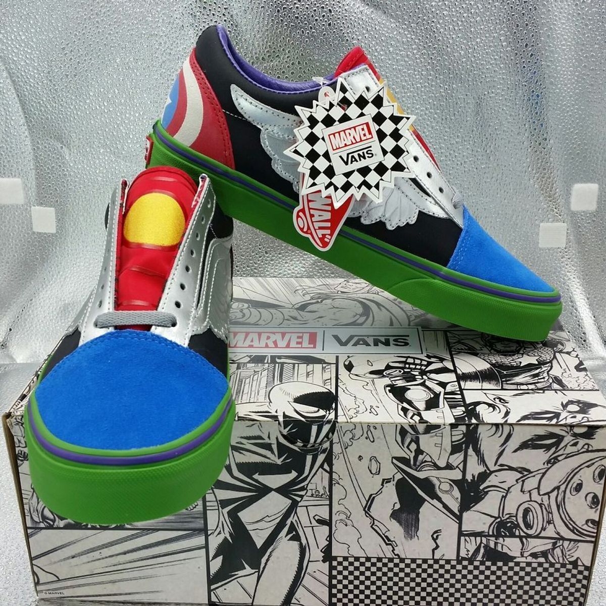 tenis capita marvel vans