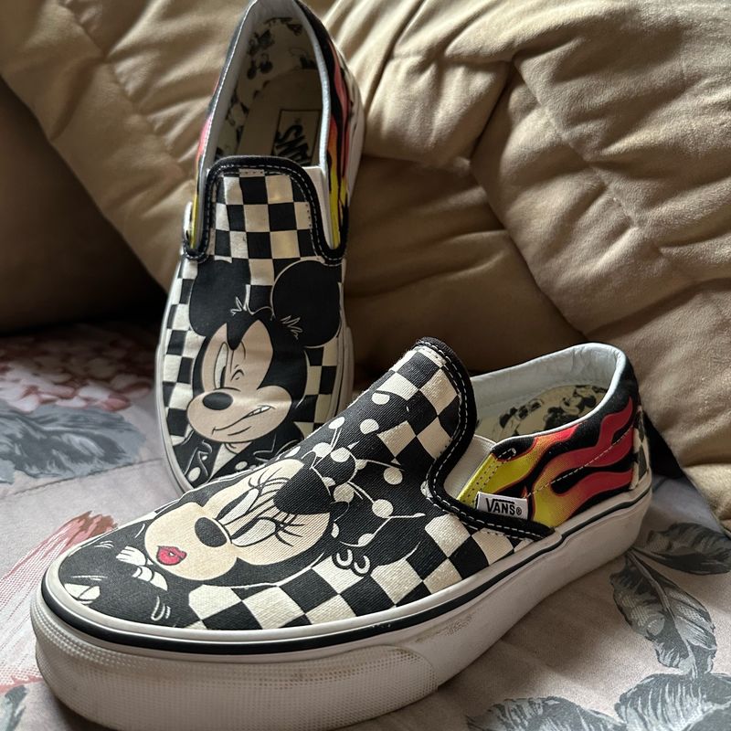 Vans Mickey e Minnie Tênis Feminino Vans Usado 77538790 enjoei