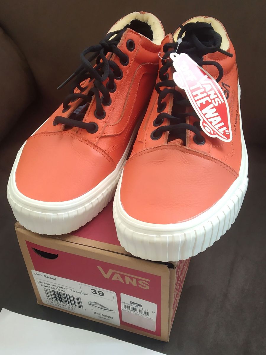 tenis vans old skool laranja