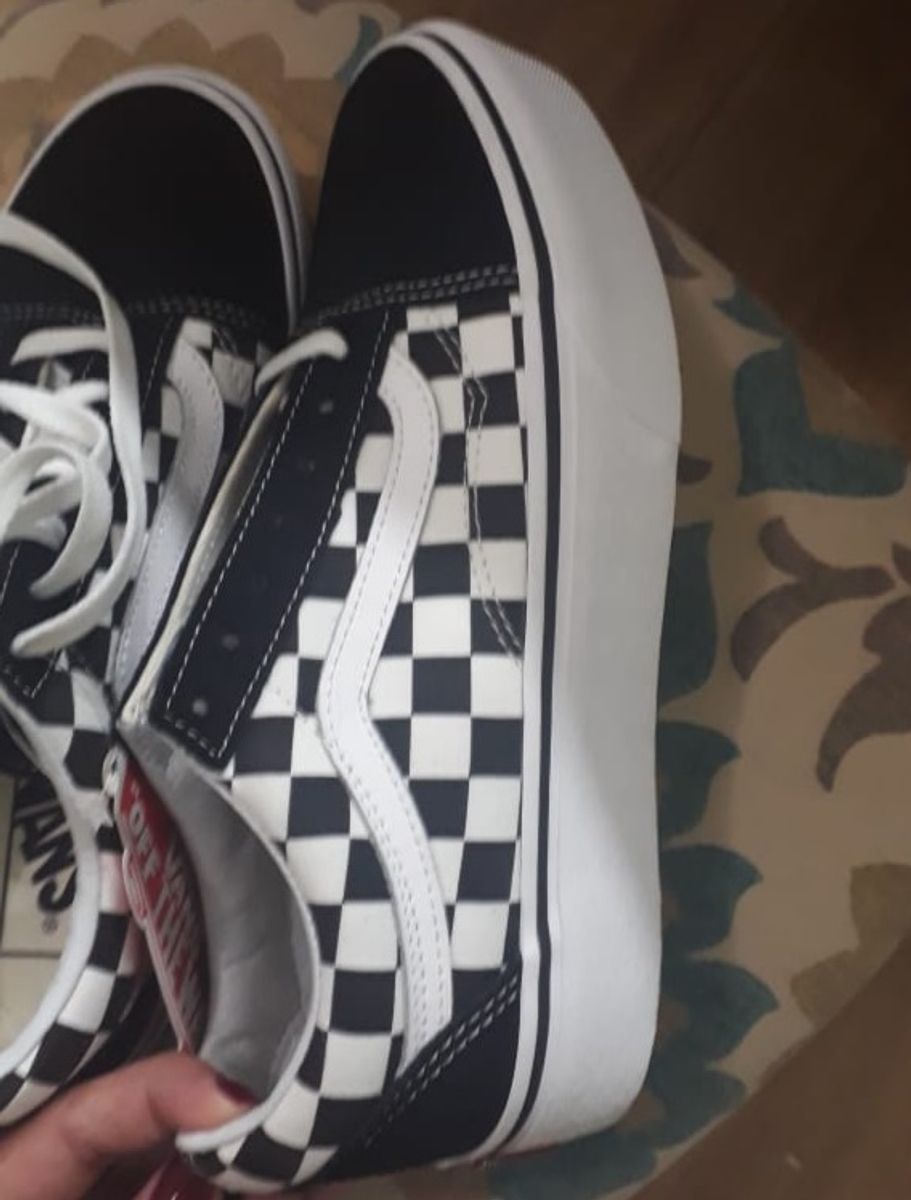 vans plataforma xadrez