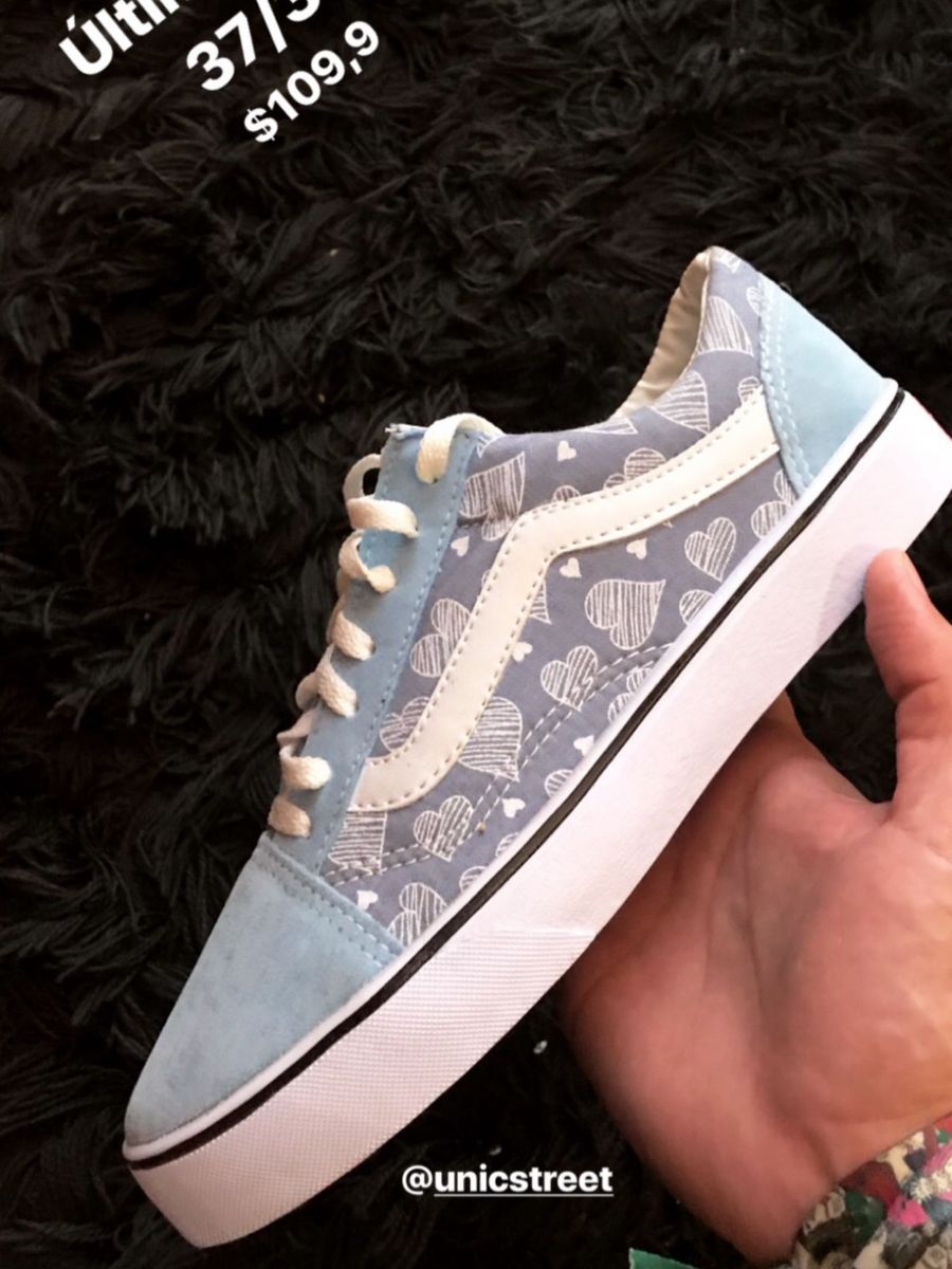 tenis vans coração