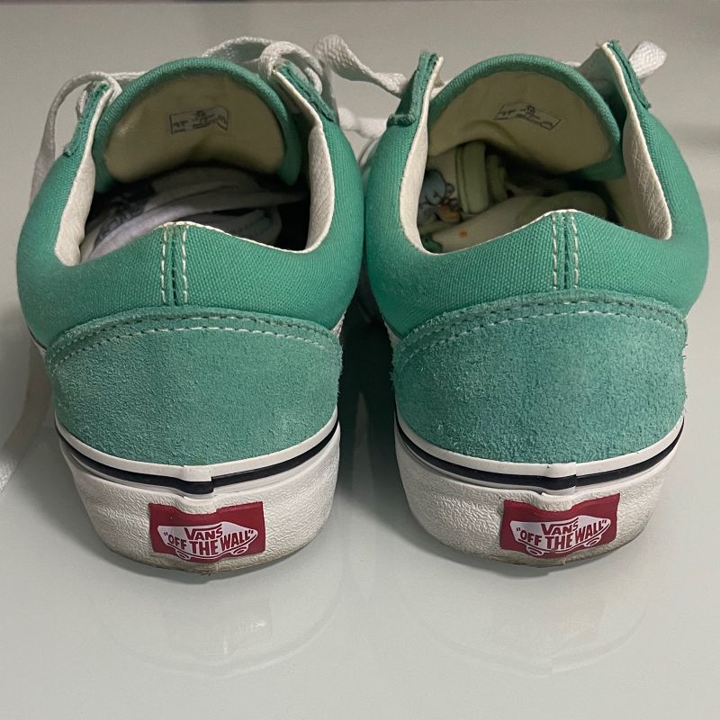 Vans old 2024 skool verde agua