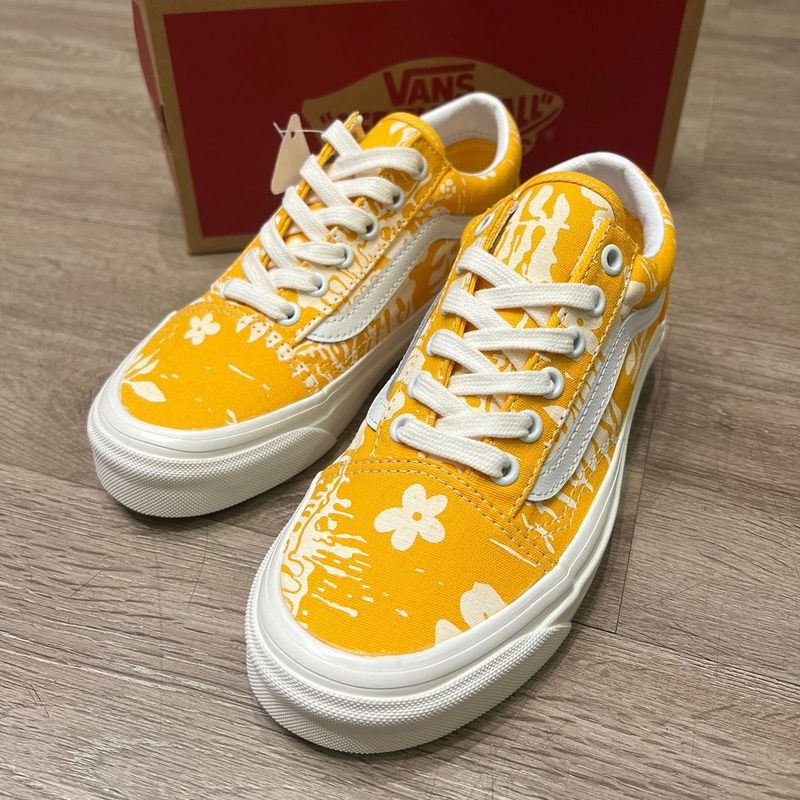 Vans old skool cheap yellow sunflower