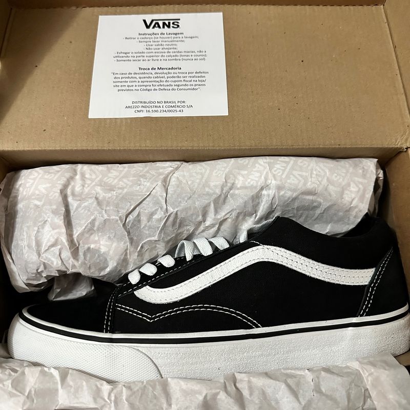 Vans Old Skool 40br Novo Na Caixa Tênis Masculino Vans Nunca Usado  103100665 enjoei