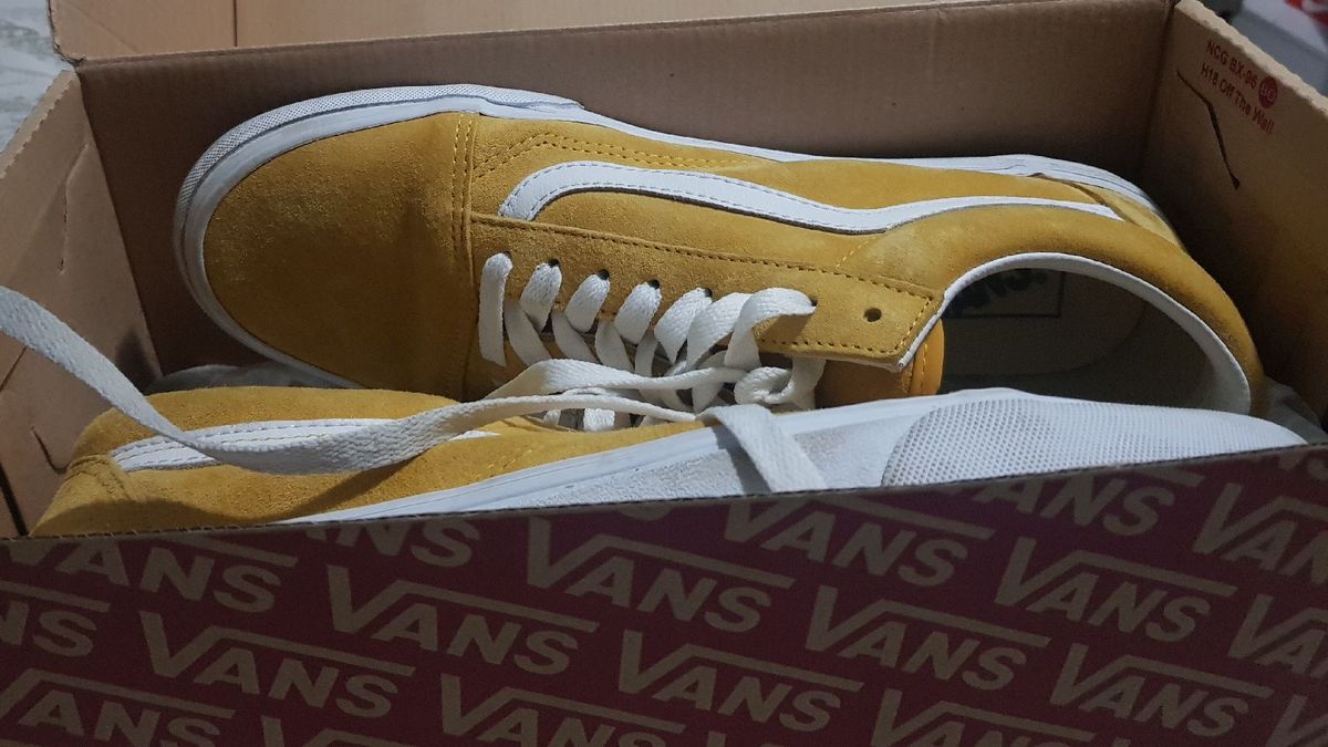 Vans amarelo hot sale masculino