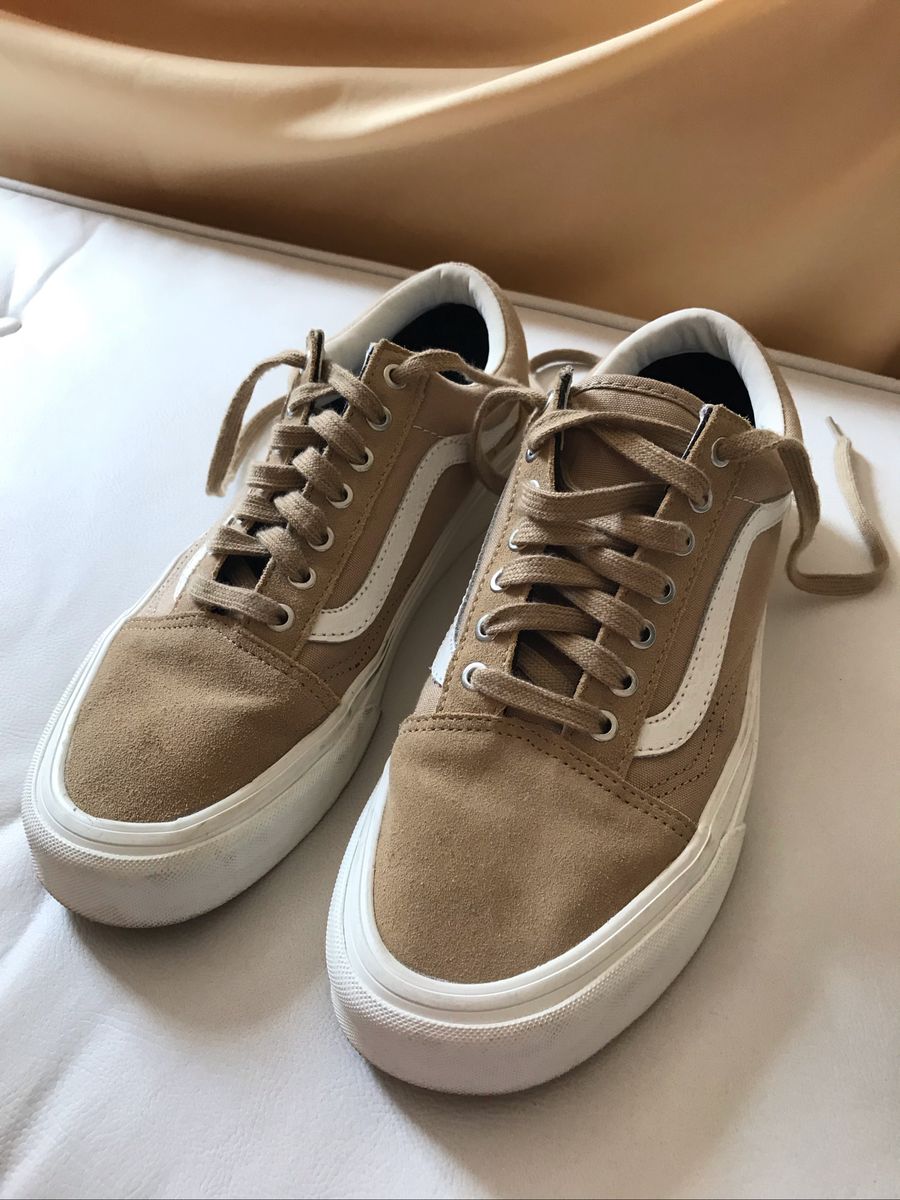 vans bege old skool