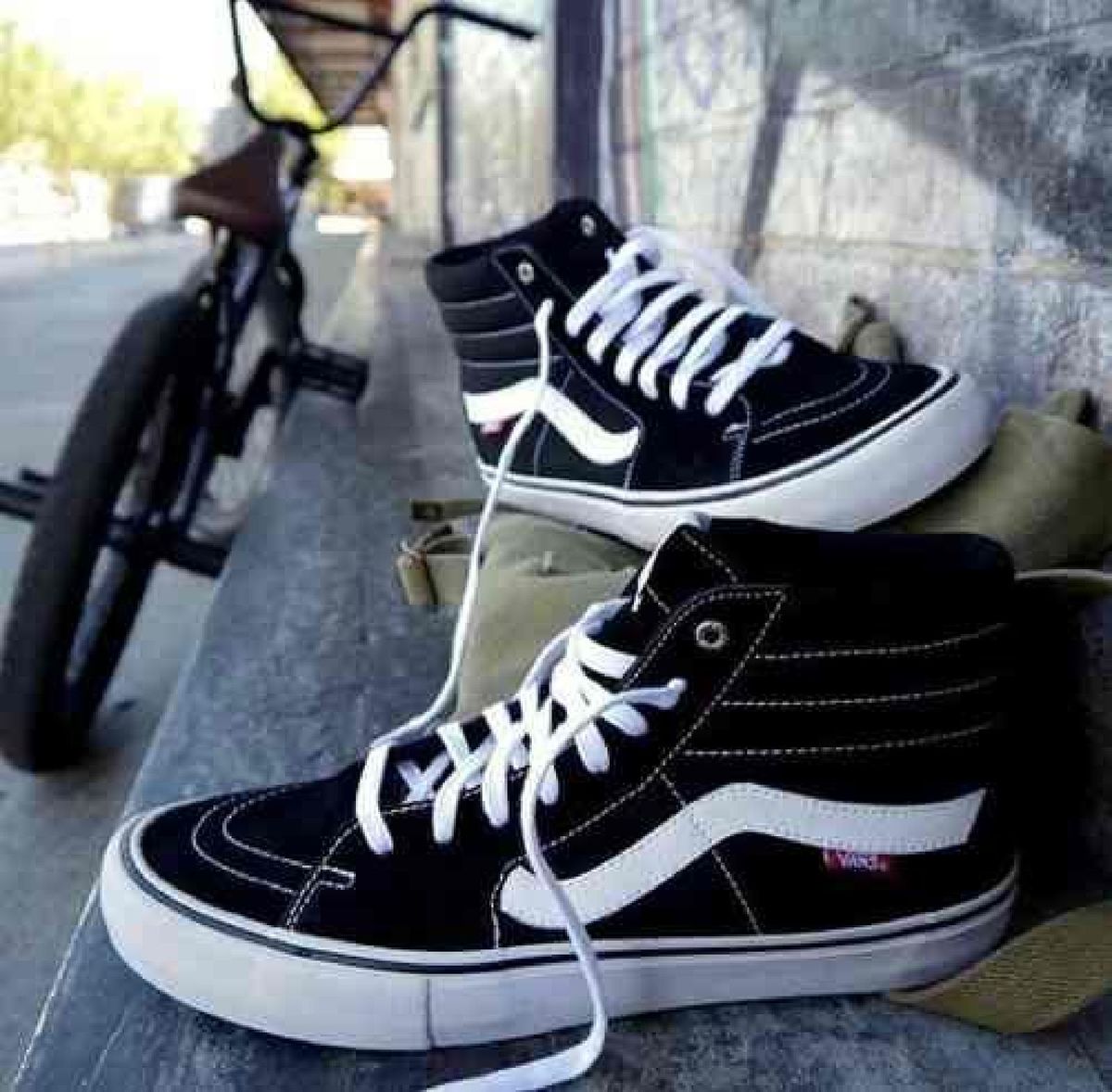 vans old skool preto botinha