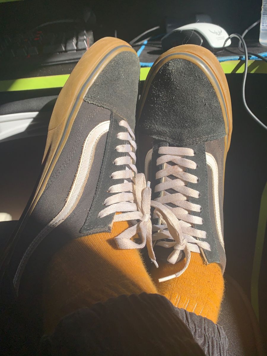 vans old skool gumsole preto
