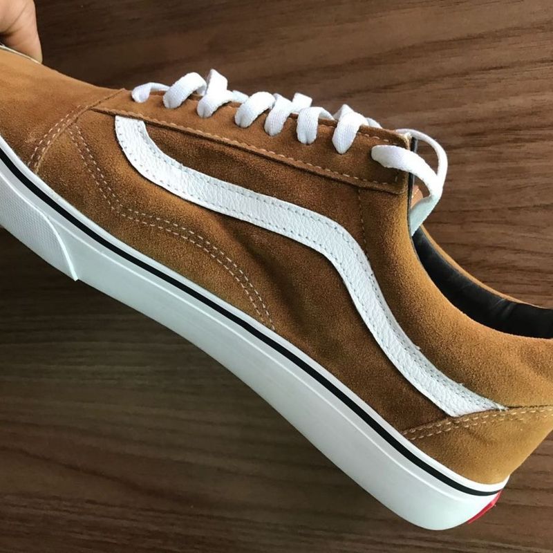 Vans hot sale caramelo masculino