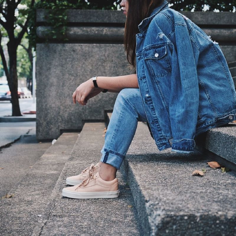 Vachetta tan vans old on sale skool