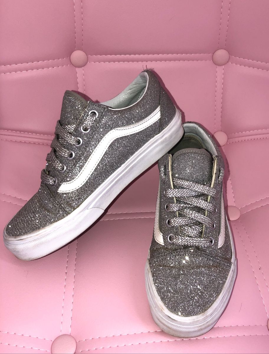 Tenis vans com hot sale glitter