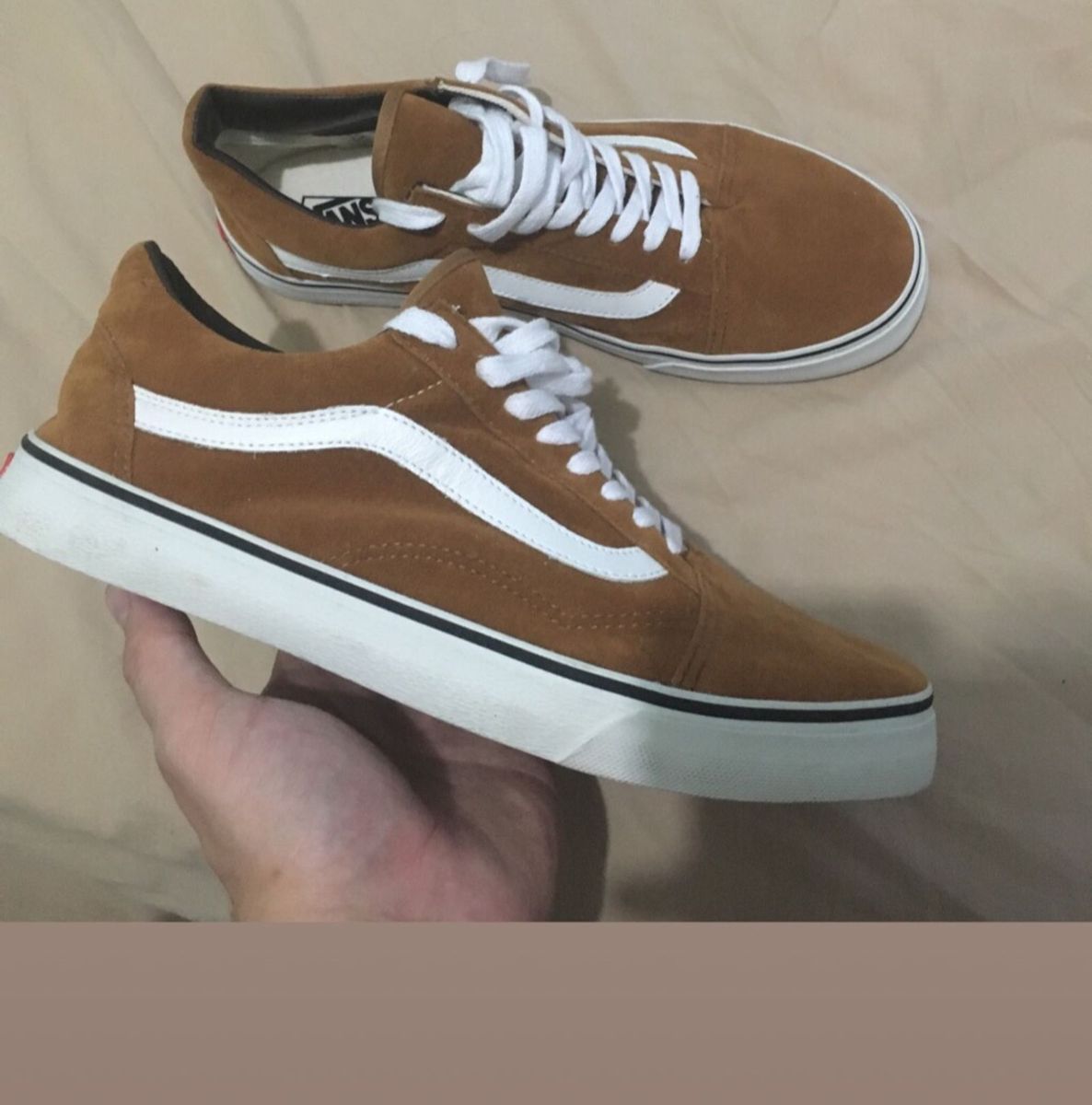 tenis vans marrom