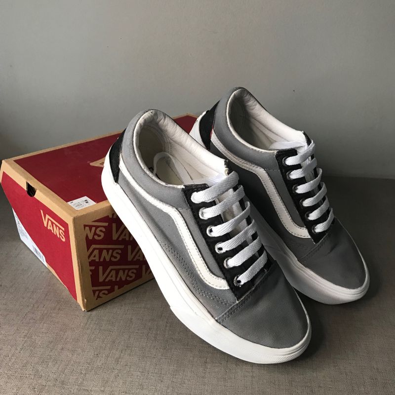 Vans old skool cinza e cheap preto