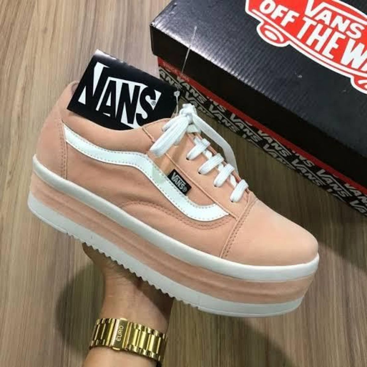 tenis vans com salto