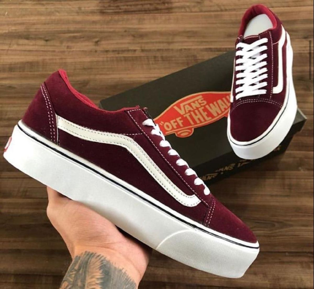 tênis vans old skool plataforma